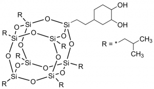 PSS-(2-(trans-3,4-Cyclohexanediol)ethyl)-Heptaisobutyl substituted 