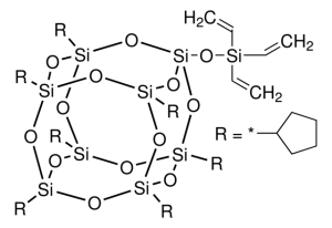 PSS-Trivinylsilyloxy-Heptacyclopentyl substituted 