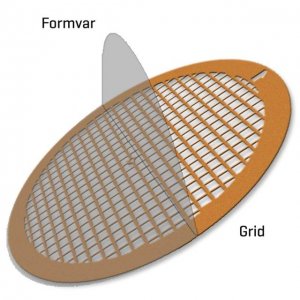 Formvar Supported Copper Thin Bar Square Mesh TEM-FFT400CU25