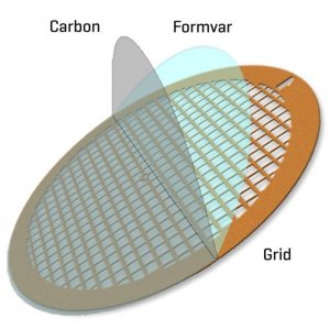 Formvar/Carbon Supported Nickel Square Mesh TEM-FCF150NI
