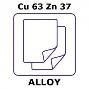 Brass alloy, Cu63Zn37 GF52809554-1EA