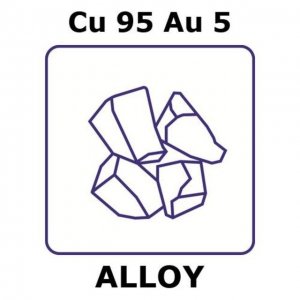 Copper-gold alloy, Cu95Au5 GF11333405-1EA