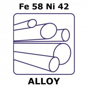 Iron-Nickel alloy, Fe58Ni42 