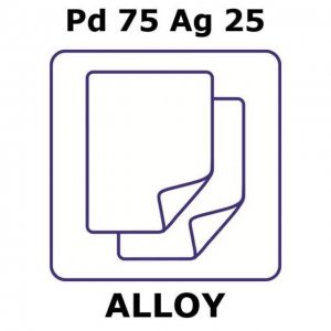 Palladium-silver alloy, Pd75Ag25 GF20063775-1EA