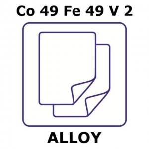 Permendur 49 alloy, Co49Fe49V2 GF64047832-1EA