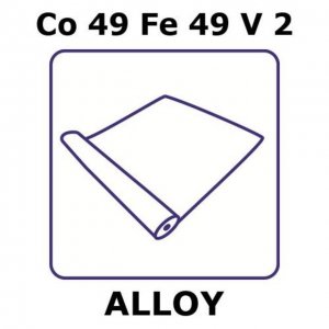 Permendur 49 alloy, Co49Fe49V2 GF45448016-1EA