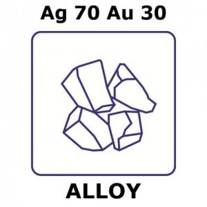 Silver-gold alloy, Ag70Au30 GF86619224-1EA