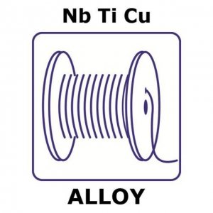 Superconducting composite wire alloy, NbTi+Cu GF34901434-1EA