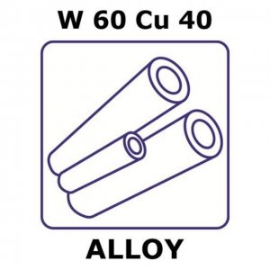 Tungsten-copper alloy, W60Cu40 