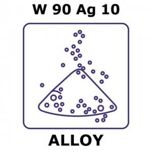 Tungsten-silver alloy, W90Ag10 GF53972017-1EA