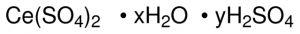 Cerium(IV) sulfate hydrate, complex with sulfuric acid 