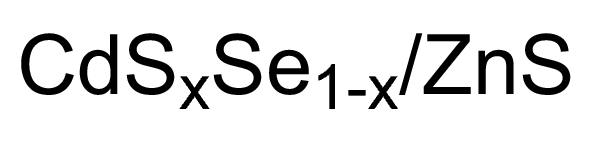 CdSeS/ZnS alloyed quantum dots 