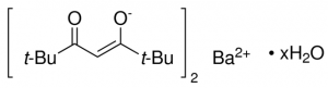 Barium bis(2,2,6,6-tetramethyl-3,5-heptanedionate) hydrate 