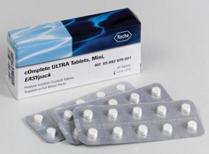 cOmplete� ULTRA Tablets, Mini, EASYpack Protease Inhibitor Cocktail 5892970001