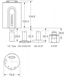 ������ CERAVAC CTR 101 N � �������� �� 45 �������� Leybold 230320V02