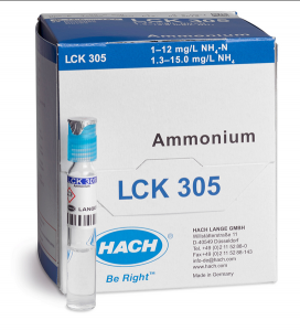 LCK 305 �������� ���� ��� ����������� ������� 1,0-12,0 ��/� NH4-N, 25 ������, HACH LCK 305