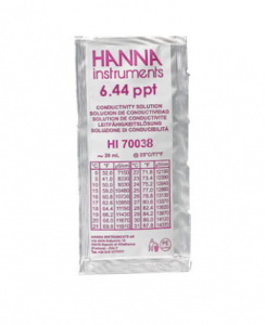 ������� TDS 6,44 �/� (ppt), 25 ��������� �� 20 �� HI70038P Hanna HI70038P