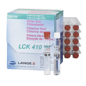 LCK 410 �������� ���� ��� ����������� ���������� �����, 0,05-2,0 ��/� Cl2, 24 �����, HACH LCK 410