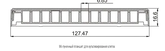 Пластинка для культивирования клеток Topscien