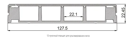 Пластинка для культивирования клеток Topscien