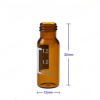 2ML 9-425 янтарный винтовой флакон с градуировкой и маркировочным пятном Alwsci C0000011