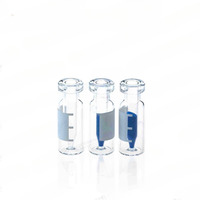 2ML ND11 прозрачный обжимной флакон с градуировкой и местом для маркировки и 0.2ML микро вставкой Alwsci C0002582