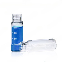 Флакон с винтовой крышкой из прозрачного стекла 4ML 13-425 с градуировкой и маркировочным пятном Alwsci C0000025