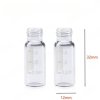 Флакон с винтовой крышкой 2ML 9-425 прозрачный, с градуировкой и маркировочным пятном Alwsci C0000008