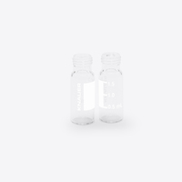 Флаконы из прозрачного стекла с короткой резьбой, ND 9, 1,5 мл, 100 шт. Knauer A09302