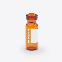 Флаконы из янтарного стекла с обжимной крышкой, ND 11, 1,5 мл, 100 шт. Knauer A09320