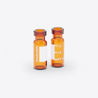 Флаконы из янтарного стекла с обжимной крышкой, ND 11, 1,5 мл, 100 шт. Knauer A09320