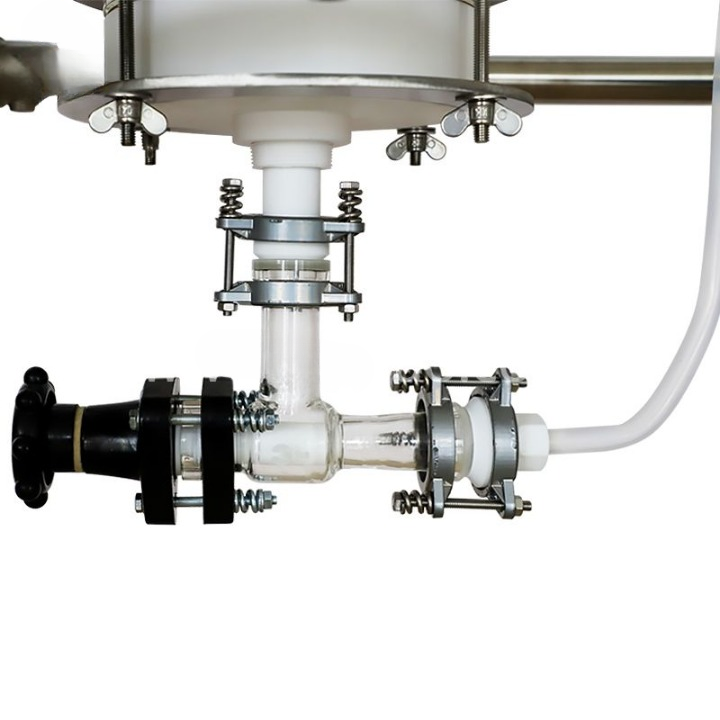 Реактор для кристаллизации с фильтром и стеклянной рубашкой 1L-5L LCR-1L/2L/3L/5L Laboao