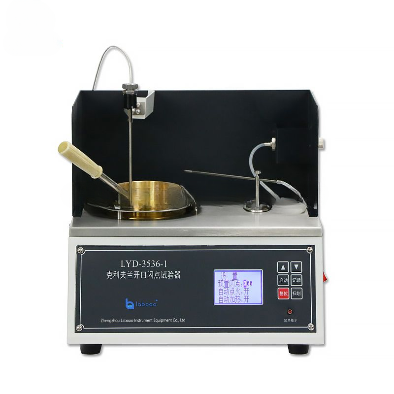 Тестер вспышки в открытом тигле LCD Cleveland Petroleum LYD-3536-1 Laboao