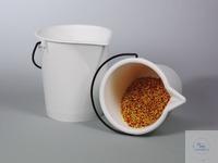 Burkle Laboratroy ведро, PE белый, с носиком, 15 л 2306-0015