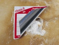 Наклейки Burkle close-it 95х95 мм красная печать, 500 шт/рул 5303-0012