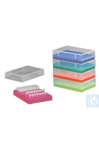 neoLab neoLab� Aufbewahrungsrack m. ������ �. ���-������, 96 Plaetze, ������� 2-2603