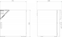 Шкаф сушильный Binder FED 115, 116 л, Avantgarde.Line, с принудительной конвекцией 9010-0293