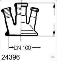 Duran / DWK Life Sciences DURAN� ������, ������� ������, DN 100, 4 ����������� ����� ����������, DN 100, CS NS ... 243964603
