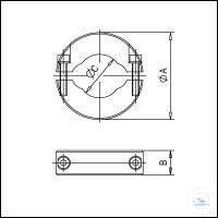 Welch Vacuum KF ����������� �������� ������, �� ����������� �����, ��� ����������� ���������� ��� DN 32/40 ... 701035
