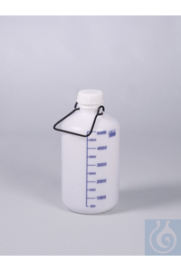 Бутылка Burkle для хранения без резьбы. кон., HDPE, 5 л, с крышкой 0401-0005
