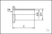 ������ Welch Vacuum KF � ������� �������, �� ����������� ����� ��� DN 25 KF, A 28 ��, B 24 ... 701323