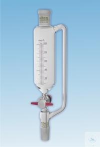 1 864 500 Witeg DROPPING FUNNELS, CYL., ��������� ��������, GRAD., ST-PTFE 1 864 500