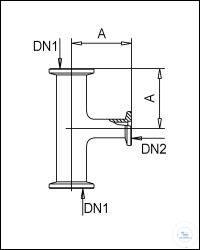 Welch Vacuum KF ������������ ��������, ����������� �����, ��� DN 25/16 KF, DN1 / DN2, A 50 �� 701521