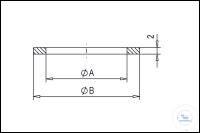 Welch Vacuum CF OFHC Cu-Seals, ������ ��� DN 16 CF, A 16,2 ��, B 21,3 �� 703030