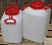 7 182 003 Witeg CARBOYS, PE, ������� ����, TETRAGONAL, W.SCREW CAP, 20 �. 7 182 003