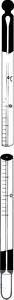 1 276 101 Witeg PRECISION LAB.-THERMOMETERS, SOLID STEM, -100 + 30 � C, �����: 1 276 101