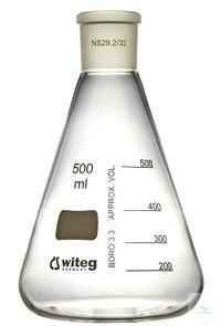 0 622 001 E Witeg ERLENMEYER-FLASKS, 1000 ��, ST 29/32, 131 X 220 MM, ACC. T 0 622 001 E