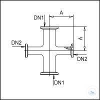 Welch Vacuum KF ������������ ���������� �� ����������� ����� ��� DN 25/16 KF, A 50 ��, B 40 �� 701601