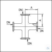 ���������� Welch Vacuum KF, ����������� �����, ��� DN 16 KF, A 40 �� 701571