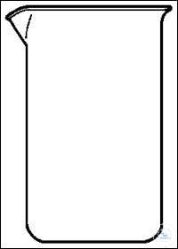8 601 025 Witeg BEAKERS, ����� ������, ����������� �� �����-�������, � �������, DIN 8 601 025